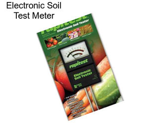 Electronic Soil Test Meter