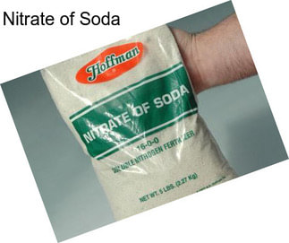 Nitrate of Soda