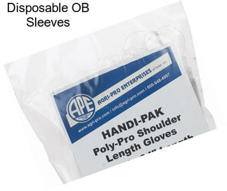 Disposable OB Sleeves