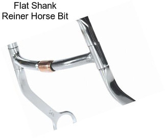 Flat Shank Reiner Horse Bit