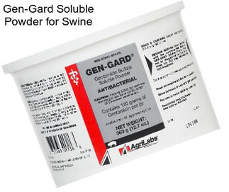 Gen-Gard Soluble Powder for Swine
