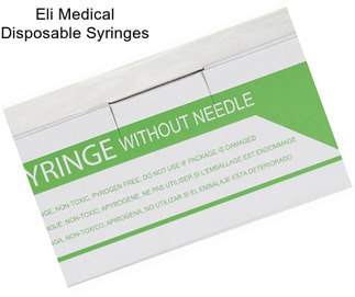 Eli Medical Disposable Syringes