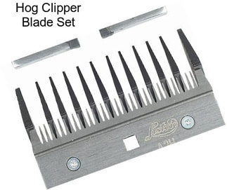 Hog Clipper Blade Set