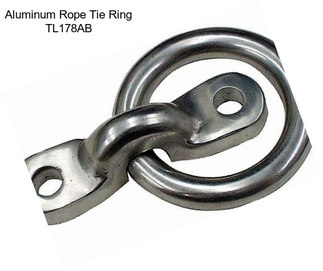 Aluminum Rope Tie Ring TL178AB