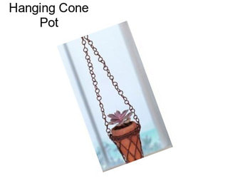 Hanging Cone Pot