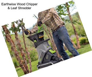 Earthwise Wood Chipper & Leaf Shredder