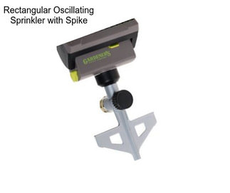 Rectangular Oscillating Sprinkler with Spike