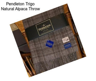 Pendleton Trigo Natural Alpaca Throw