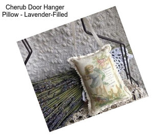 Cherub Door Hanger Pillow - Lavender-Filled