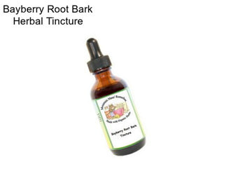 Bayberry Root Bark Herbal Tincture