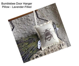 Bumblebee Door Hanger Pillow - Lavender-Filled