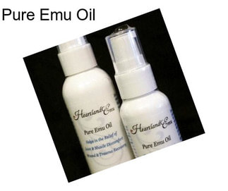 Pure Emu Oil