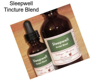 Sleepwell Tincture Blend