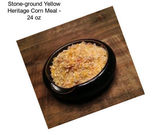 Stone-ground Yellow Heritage Corn Meal - 24 oz