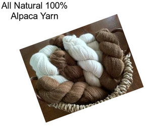 All Natural 100% Alpaca Yarn