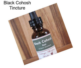 Black Cohosh Tincture