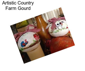 Artistic Country Farm Gourd