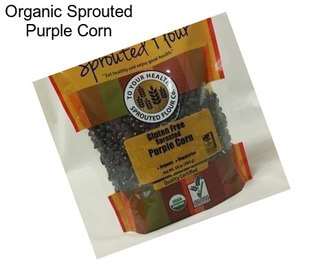 Organic Sprouted Purple Corn