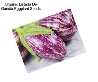 Organic Listada De Gandia Eggplant Seeds