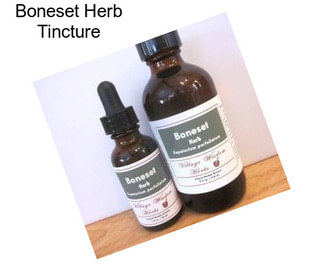 Boneset Herb Tincture