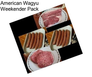 American Wagyu Weekender Pack