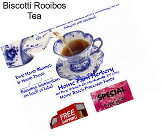 Biscotti Rooibos Tea