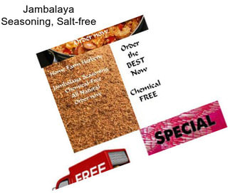 Jambalaya Seasoning, Salt-free