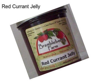 Red Currant Jelly