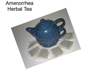 Amenorrhea Herbal Tea