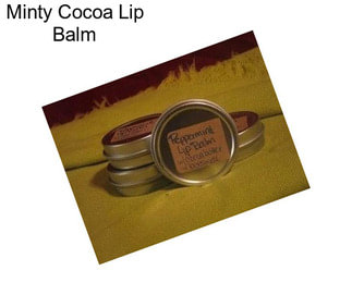 Minty Cocoa Lip Balm