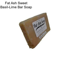Fat Ash Sweet Basil-Lime Bar Soap