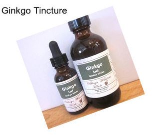 Ginkgo Tincture