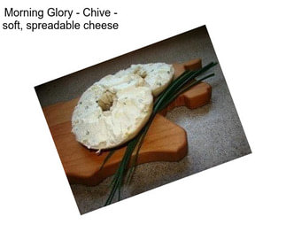 Morning Glory - Chive - soft, spreadable cheese