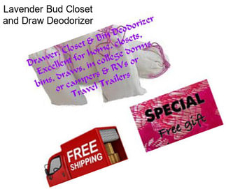Lavender Bud Closet and Draw Deodorizer