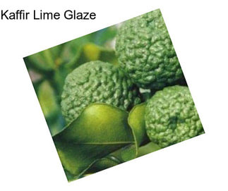 Kaffir Lime Glaze