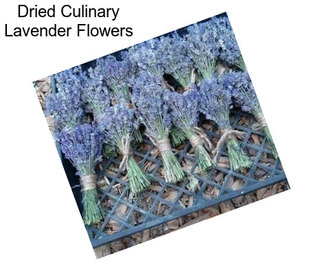 Dried Culinary Lavender Flowers