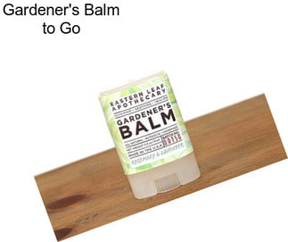 Gardener\'s Balm to Go