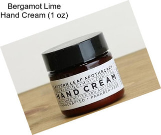 Bergamot Lime Hand Cream (1 oz)