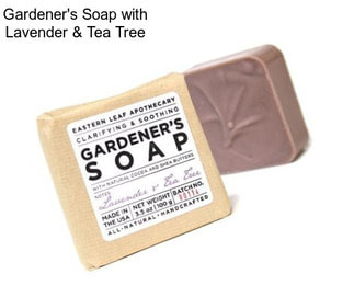 Gardener\'s Soap with Lavender & Tea Tree