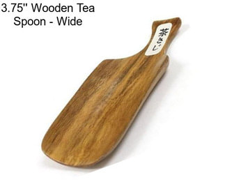 3.75\'\' Wooden Tea Spoon - Wide