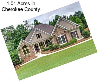 1.01 Acres in Cherokee County