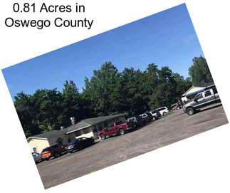 0.81 Acres in Oswego County