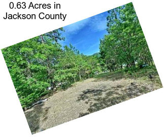 0.63 Acres in Jackson County