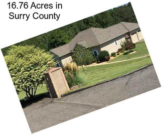 16.76 Acres in Surry County