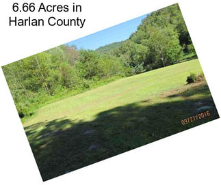 6.66 Acres in Harlan County