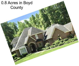 0.8 Acres in Boyd County