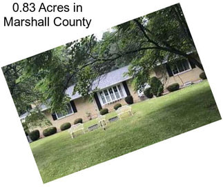 0.83 Acres in Marshall County