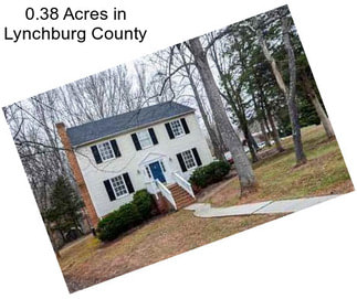 0.38 Acres in Lynchburg County