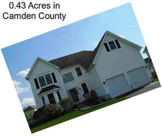 0.43 Acres in Camden County
