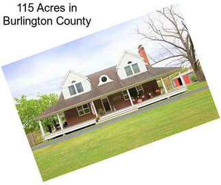 115 Acres in Burlington County